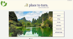 Desktop Screenshot of aplace2turn.com